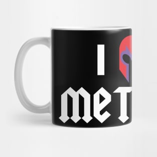 I HEART METAL Mug